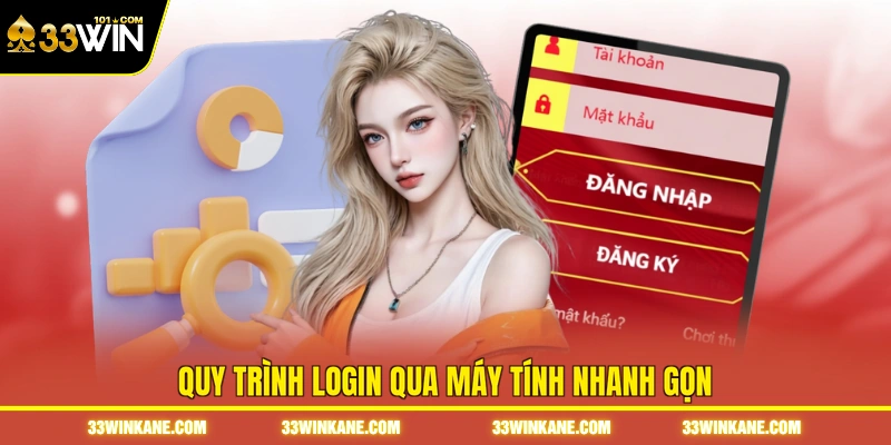 Đăng Nhập 33WIN - Hướng Dẫn Quy Trình Tham Gia Nhanh 1 Quy trình login qua máy tính nhanh gọn